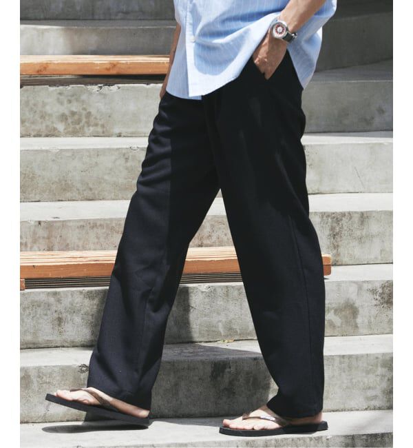 JOURNAL STANDARD relume「テック パナマ オーバル イージーパンツ」|スラックス|