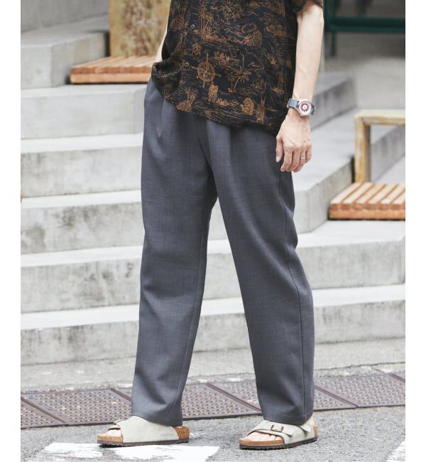 JOURNAL STANDARD relume「テック パナマ オーバル イージーパンツ」|スラックス|