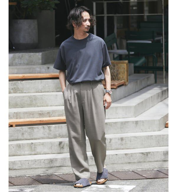 JOURNAL STANDARD relume「テック パナマ オーバル イージーパンツ」|スラックス|
