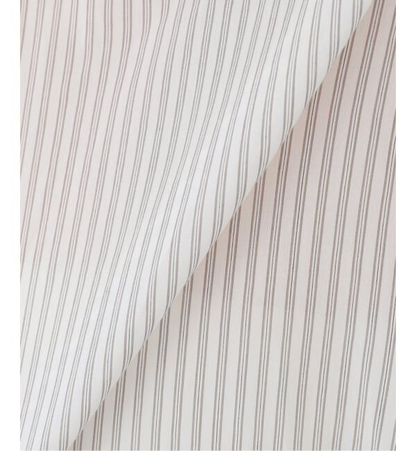 journal standard L'essage「TIBI/ティビ Ultra Light Silk Tencel Striped Funnel Neck シャツ」|シャツ・ブラウス|