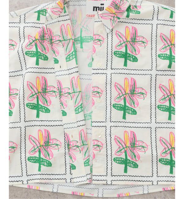 JOURNAL STANDARD「【Mii / ミイ】SCREEN PRINTED HAND EMBROIDERED SHIR」|シャツ・ブラウス|