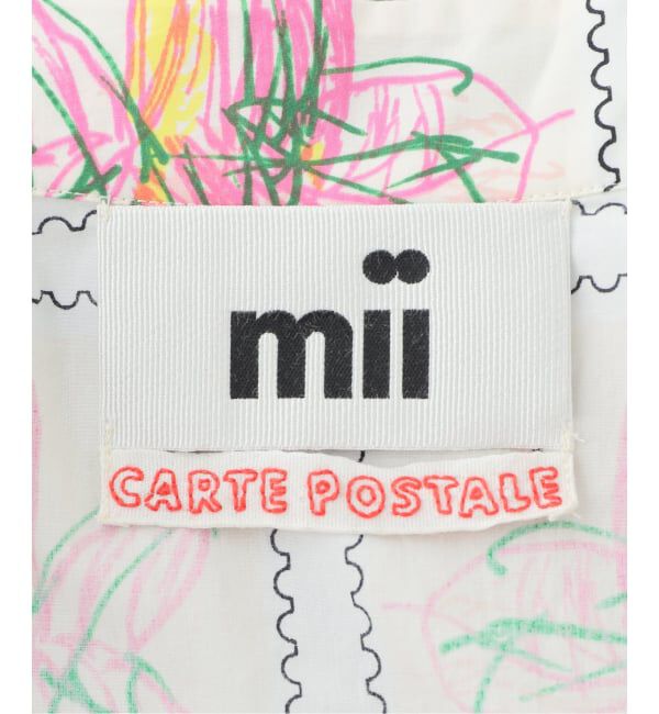 JOURNAL STANDARD「【Mii / ミイ】SCREEN PRINTED HAND EMBROIDERED SHIR」|シャツ・ブラウス|