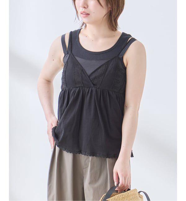 journal standard L'essage「レースキャミソールセット」|キャミソール|