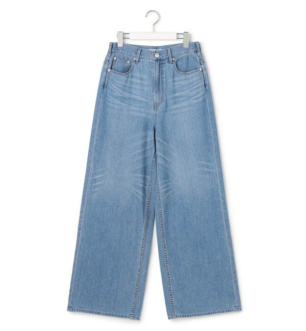 23区「【SLOW/一部店舗限定】LIGHT DENIM  ワイド パンツ」|デニム|