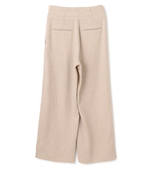 BEIGE,「【L-size】CAROLE / リネンライクラップワイドパンツ」|その他|