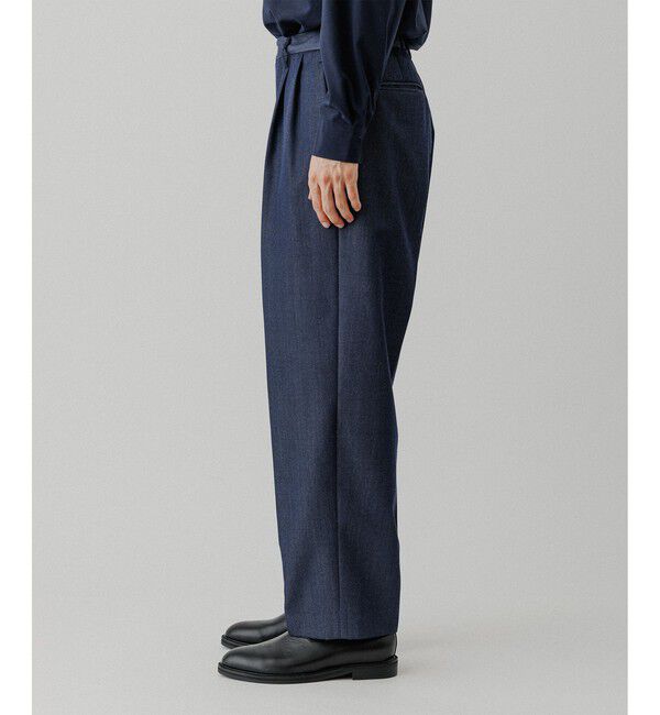ADAM ET ROPE'「【NIKKE】ワイド イージー デニム スラックス / ADAM ET ROPE' JEANS -GRID-」|スラックス|