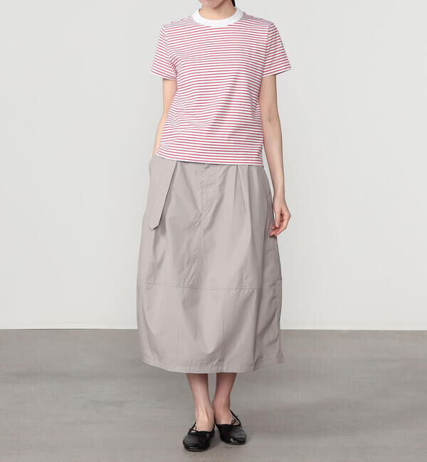 ORCIVAL「ORCIVAL | コットン ストレッチ クルーネック半袖Tシャツ WOMEN」|Tシャツ・カットソー|