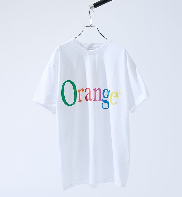 ABAHOUSE「【byeA. / バイエー】NOT APPLE TEE ORANGE / ノット」|Tシャツ・カットソー|