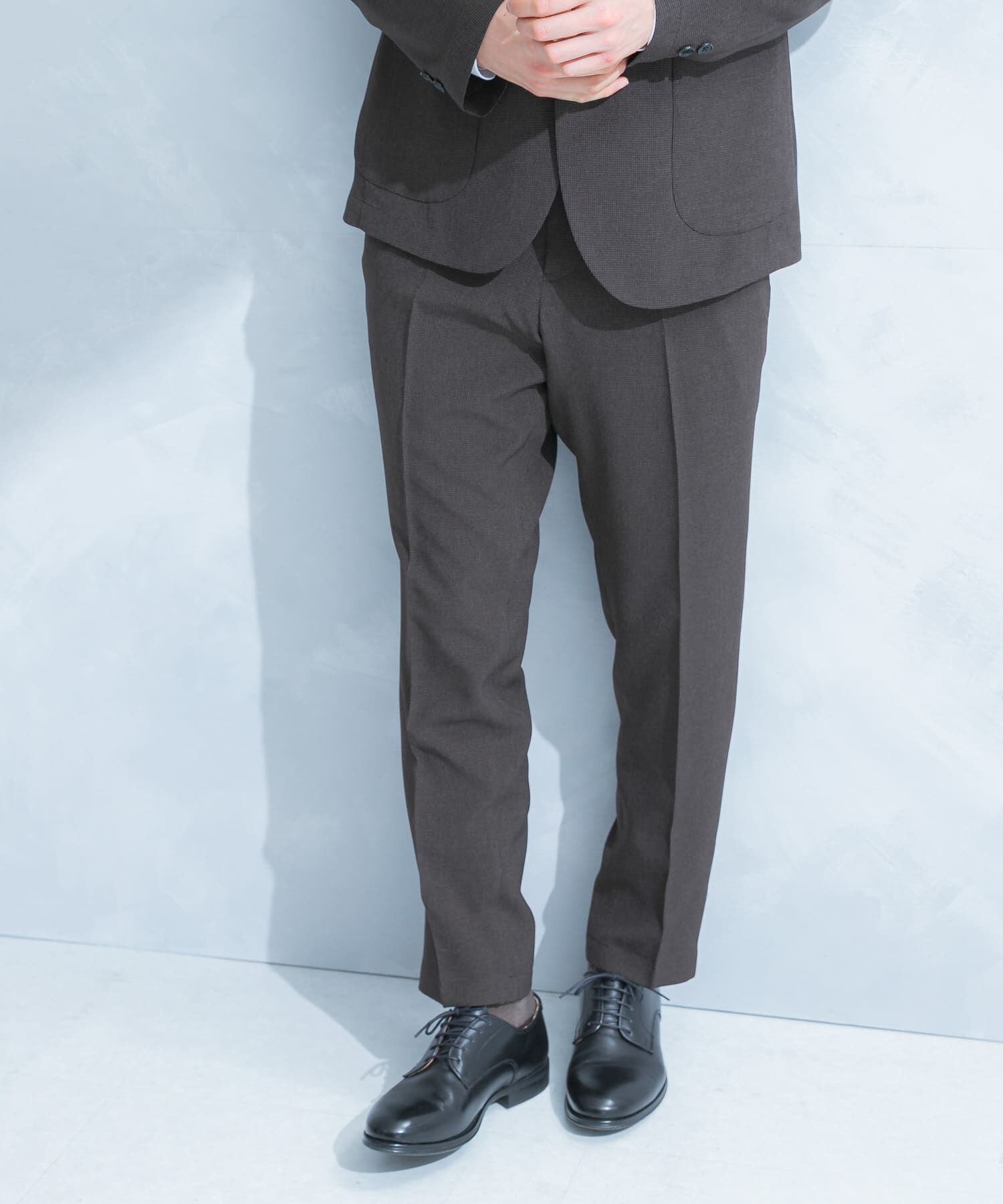 URBAN RESEARCH DOORS「LIFE STYLE TAILOR　リネンライク千鳥柄コンフォータブルパンツ」|その他|