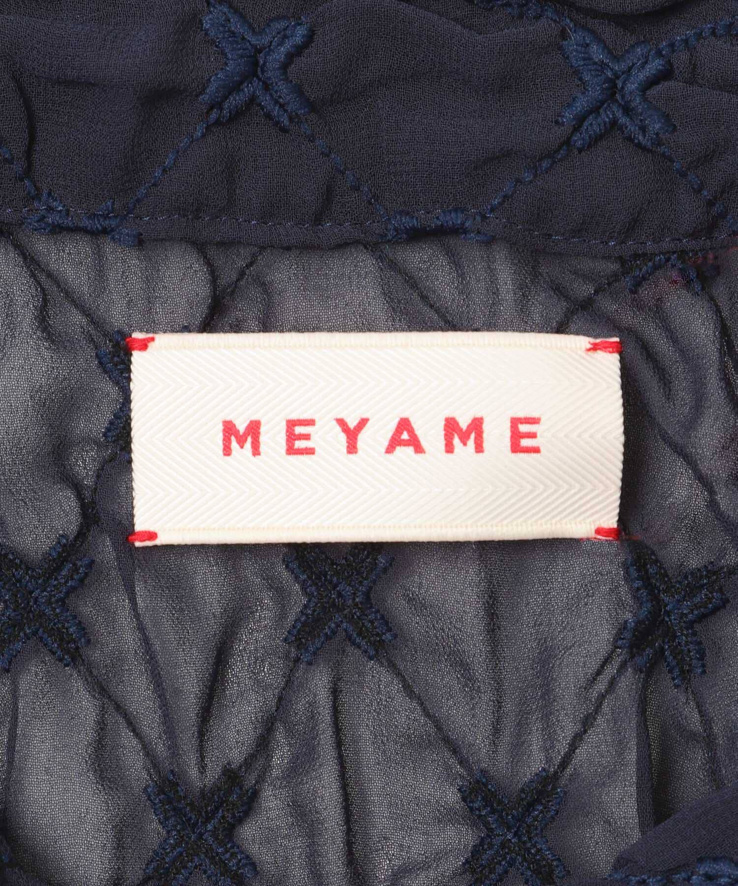 URBAN RESEARCH DOORS「MEYAME　LACE SKIPPER BLOUSE」|シャツ・ブラウス|