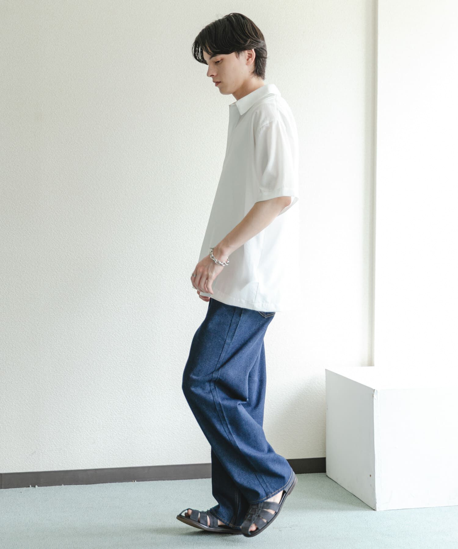 SENSE OF PLACE by URBAN RESEARCH「『接触冷感/速乾』スパンブロードプルオーバーシャツ」|シャツ・ブラウス|