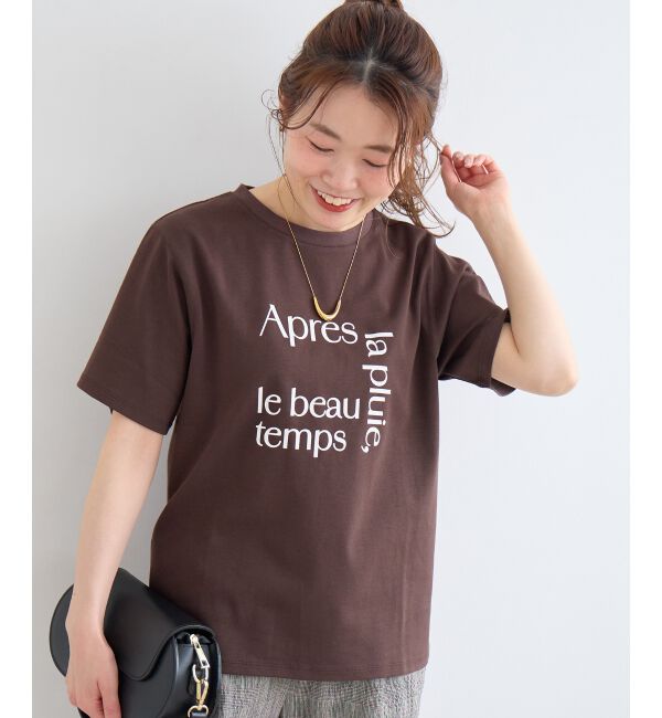  「【撥水・撥油・防汚】La pluieTシャツ」|Tシャツ・カットソー|ブラウン