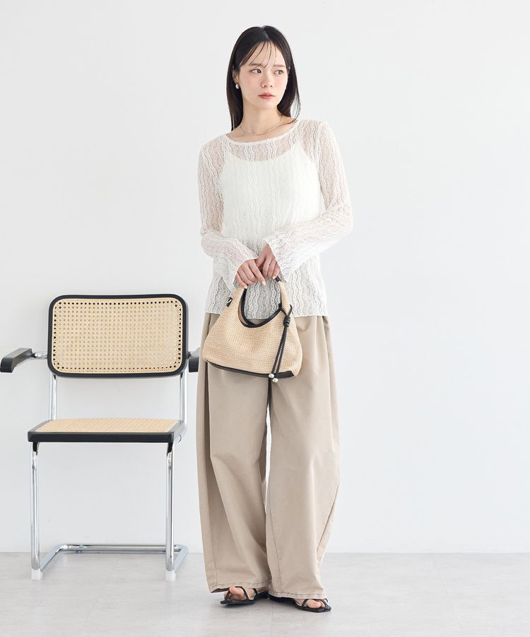 earth music&ecology「レースプルオーバー」|Tシャツ・カットソー|