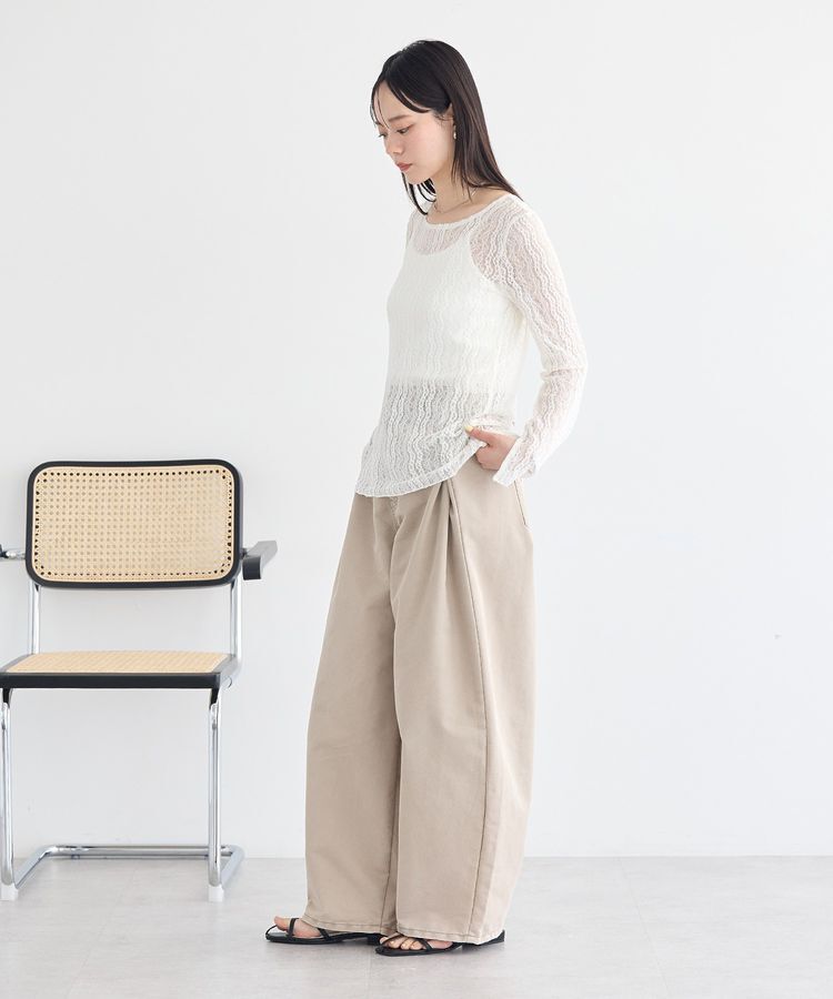 earth music&ecology「レースプルオーバー」|Tシャツ・カットソー|