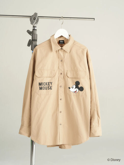  「Wポケットワークシャツ/Mickey」|シャツ・ブラウス|