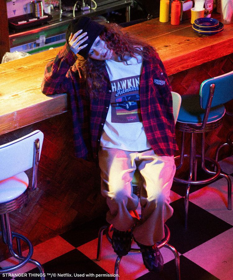 Green Parks「■STRANGER THINGS&times;MINNETONKA チェックシャツ」|シャツ・ブラウス|