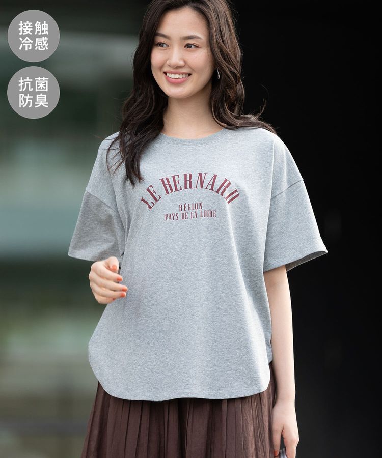 Green Parks「裾ラウンド機能ロゴTシャツ」|Tシャツ・カットソー|