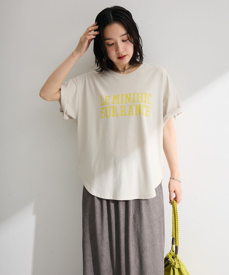 Green Parks「裾ラウンド機能ロゴTシャツ」|Tシャツ・カットソー|