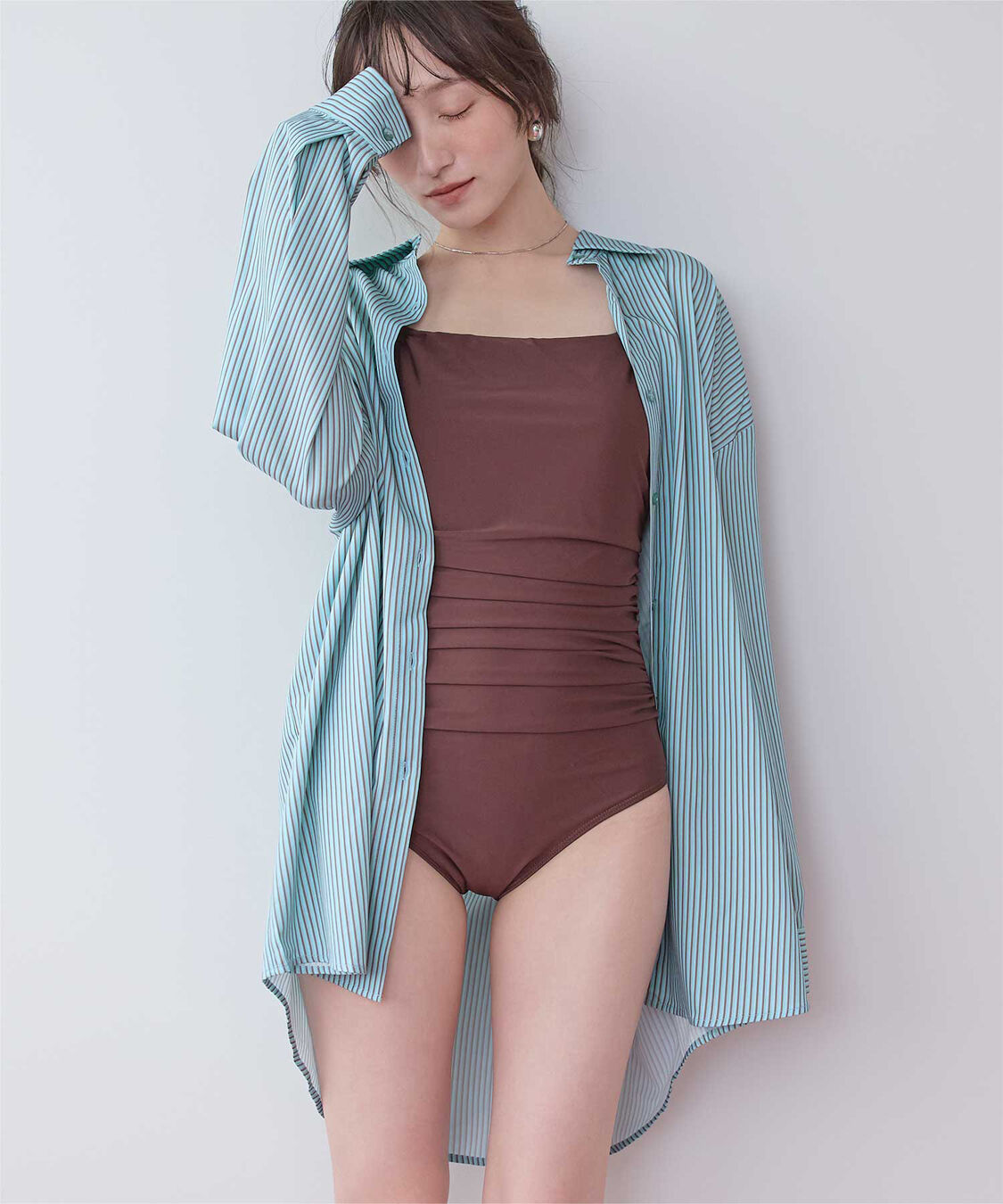 SEA DRESS「ビッグシルエットシャツ/ラッシュガード」|ビキニトップス|