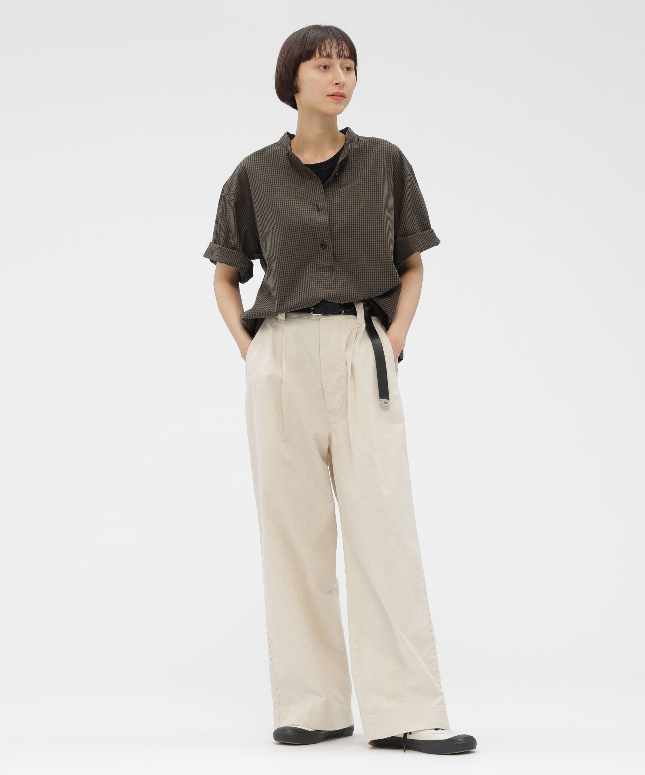 MHL.「YARN DYED COTTON VOILE SHIRT」|シャツ・ブラウス|