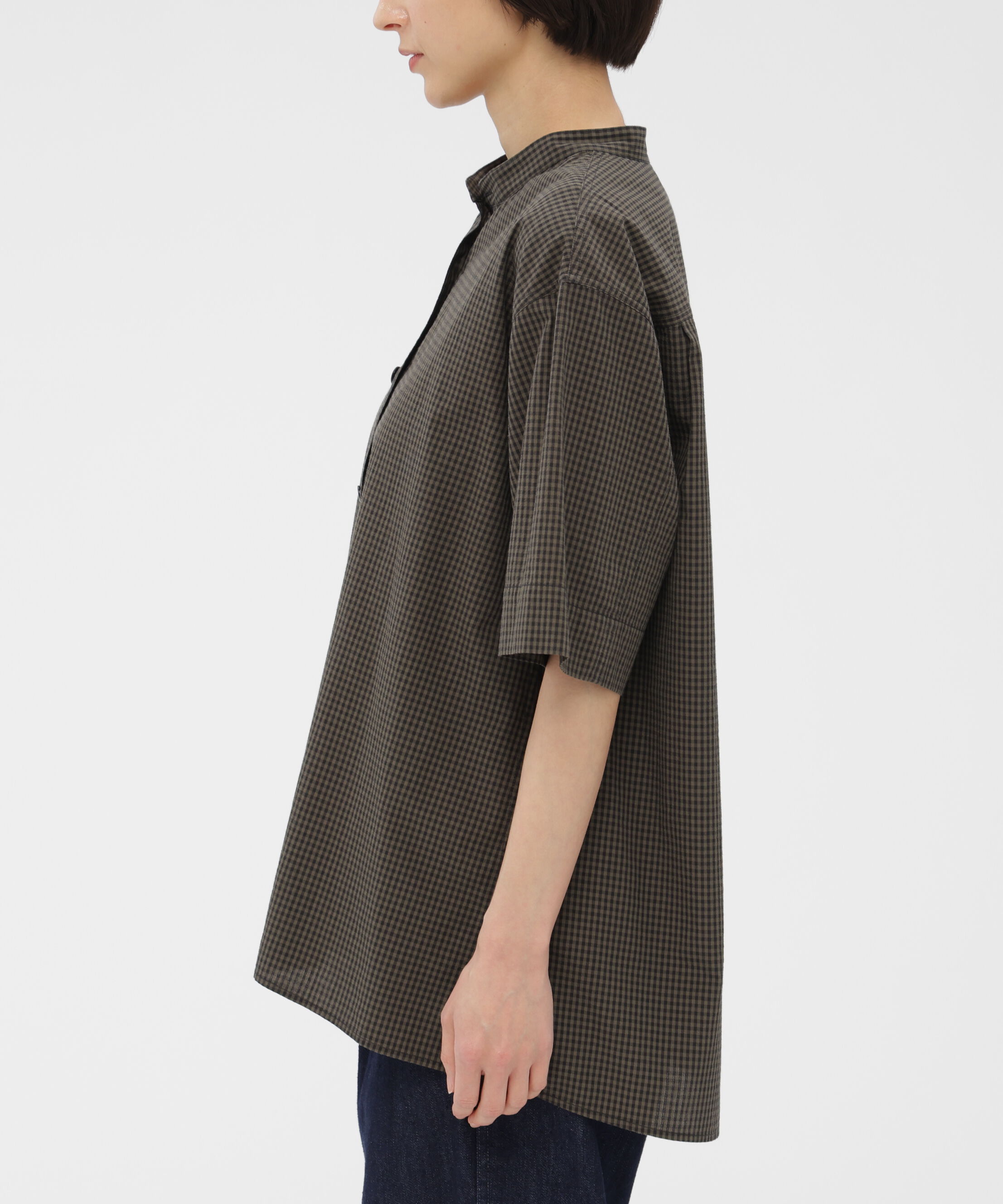 MHL.「YARN DYED COTTON VOILE SHIRT」|シャツ・ブラウス|