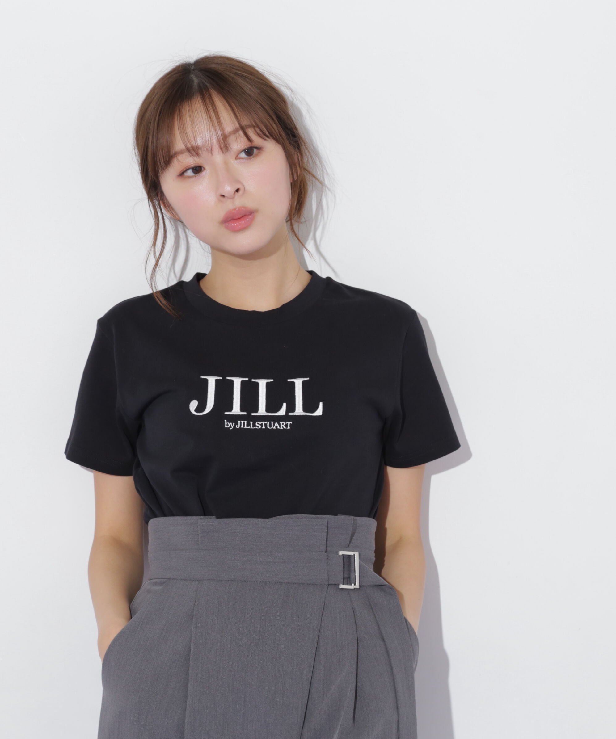  「刺繍ロゴTシャツオーガニックコットン」|Tシャツ・カットソー|