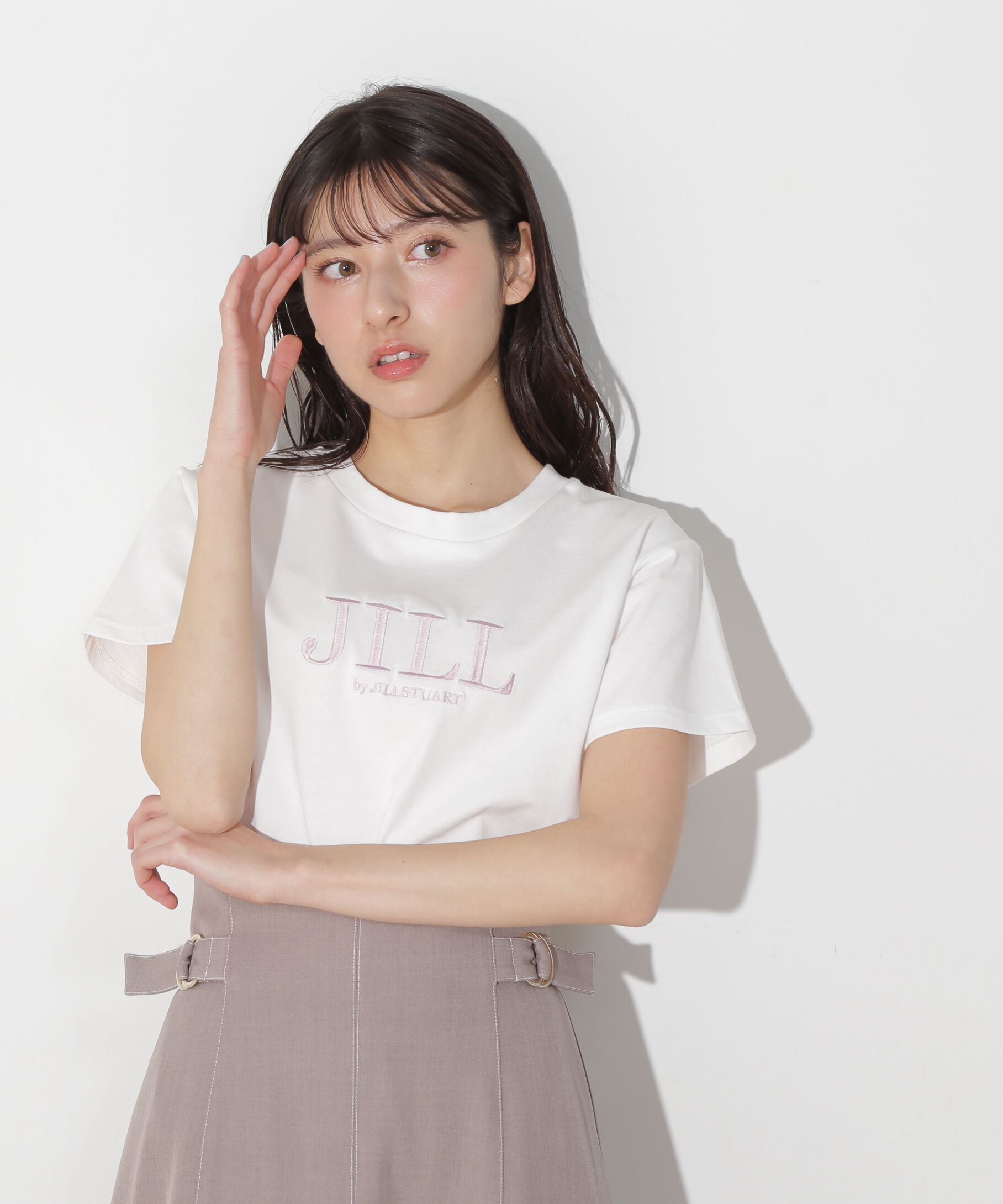  「刺繍ロゴTシャツオーガニックコットン」|Tシャツ・カットソー|
