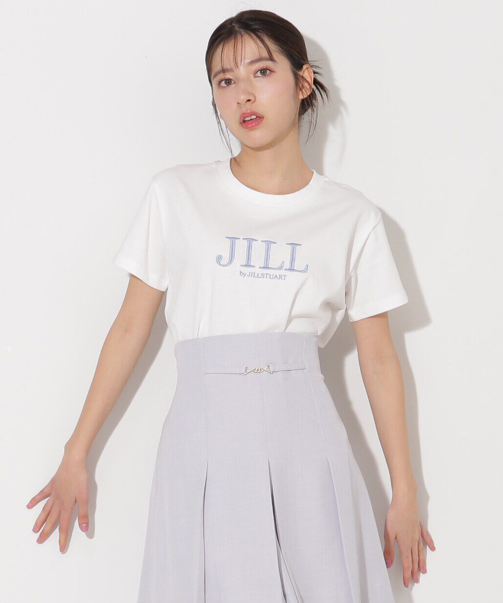  「刺繍ロゴTシャツオーガニックコットン」|Tシャツ・カットソー|シロブルー