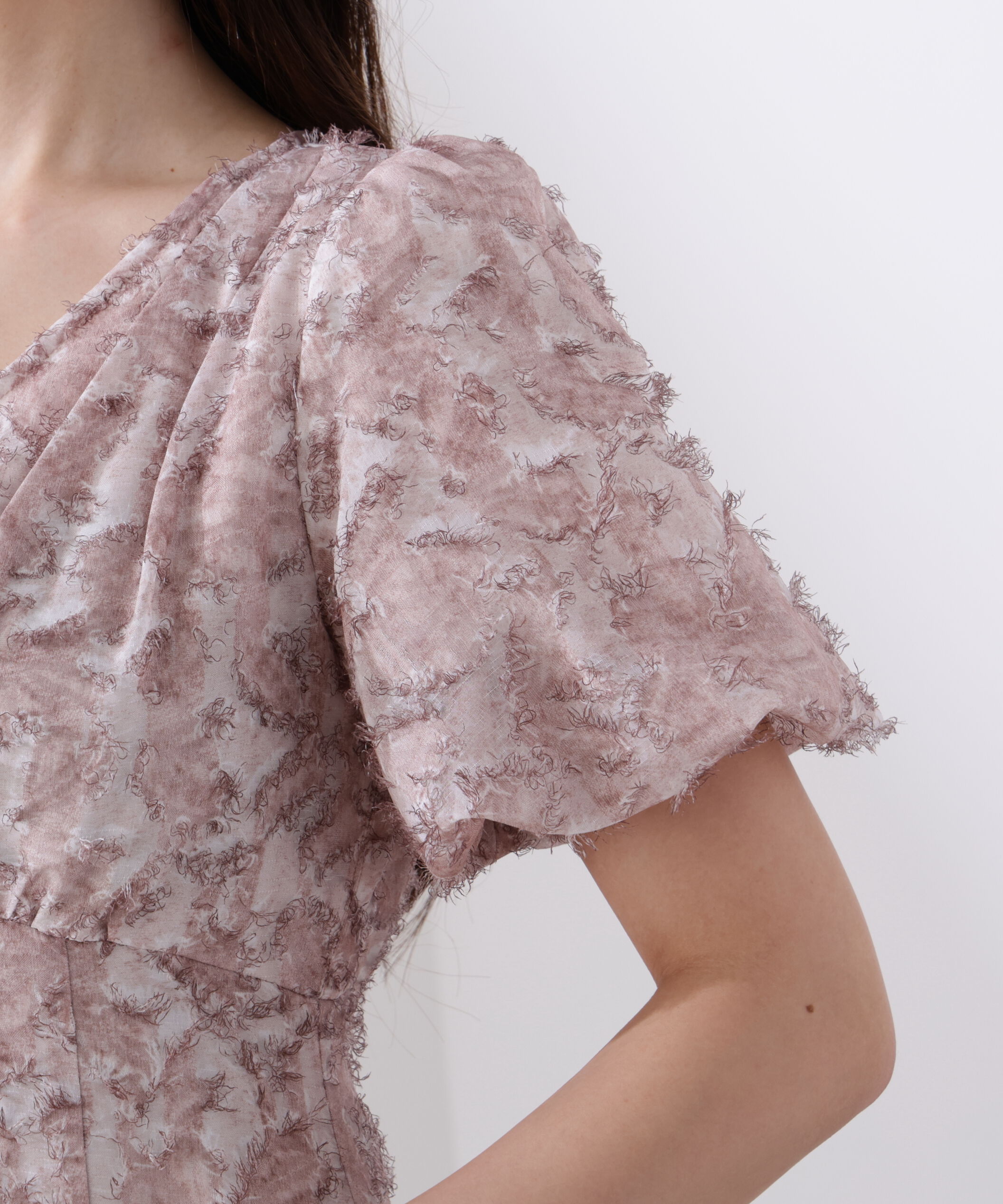 PROPORTION BODY DRESSING「＜L＞シアージャガードレディワンピース　26SS」|ワンピース|