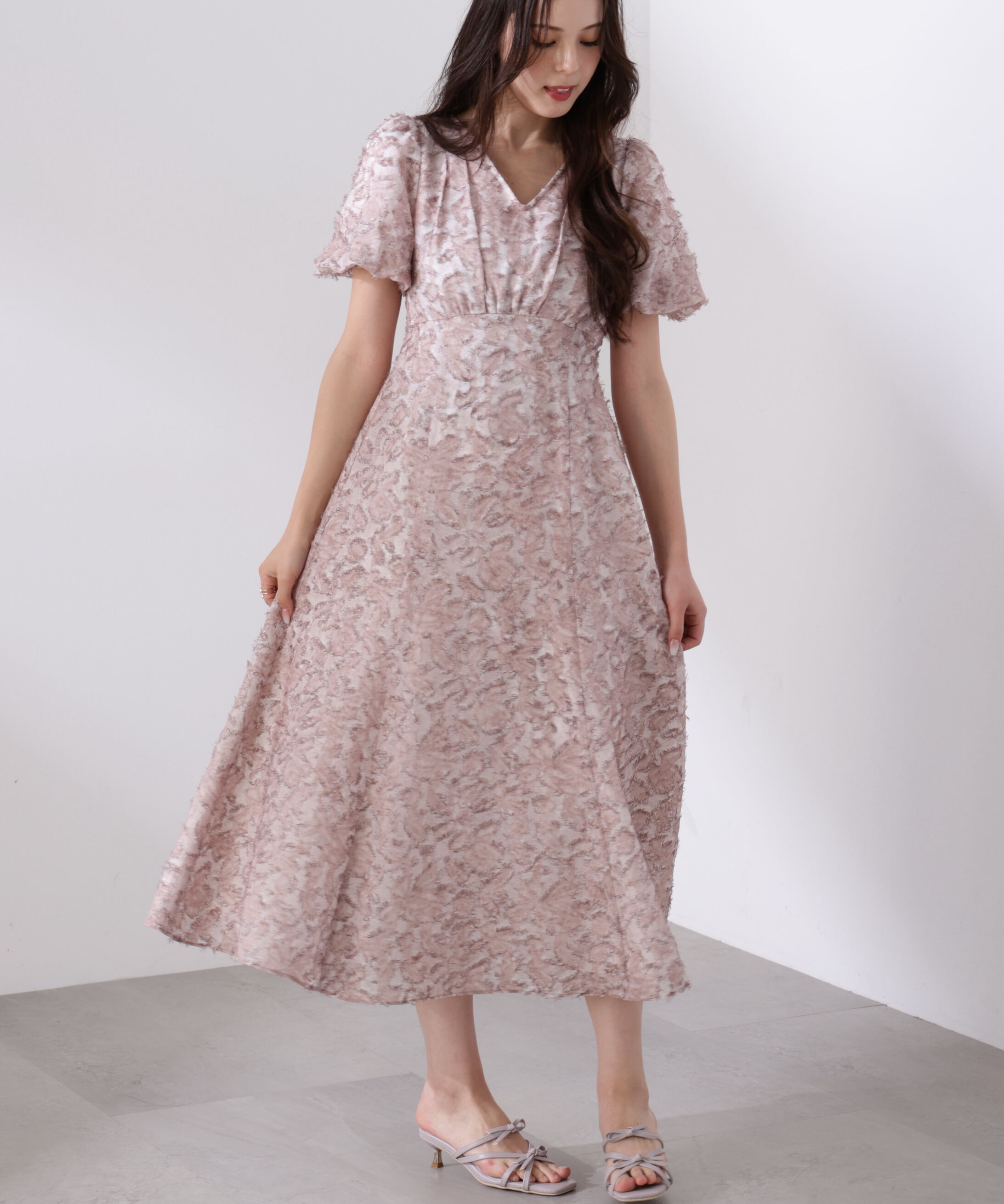 PROPORTION BODY DRESSING「＜L＞シアージャガードレディワンピース　26SS」|ワンピース|