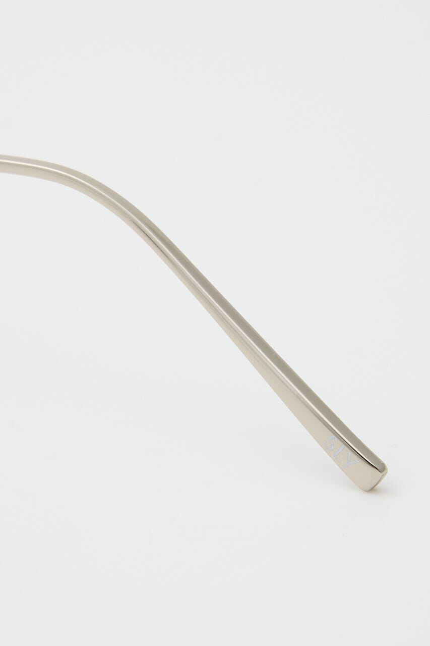 SLY「SILVER FRAME EYE WEAR」|メガネ|
