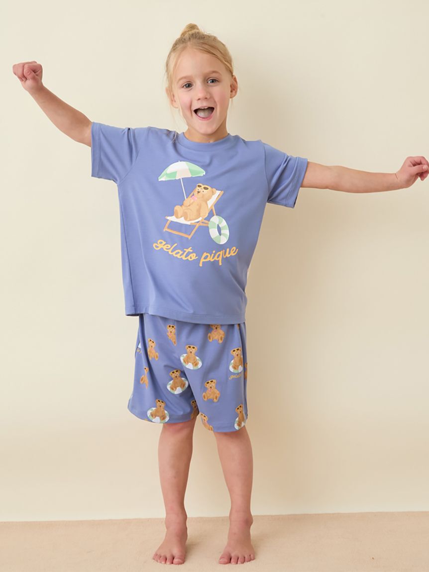 GELATO PIQUE KIDS & BABY「【KIDS】【接触冷感】サマーベア柄ショートパンツ」|その他|NVY