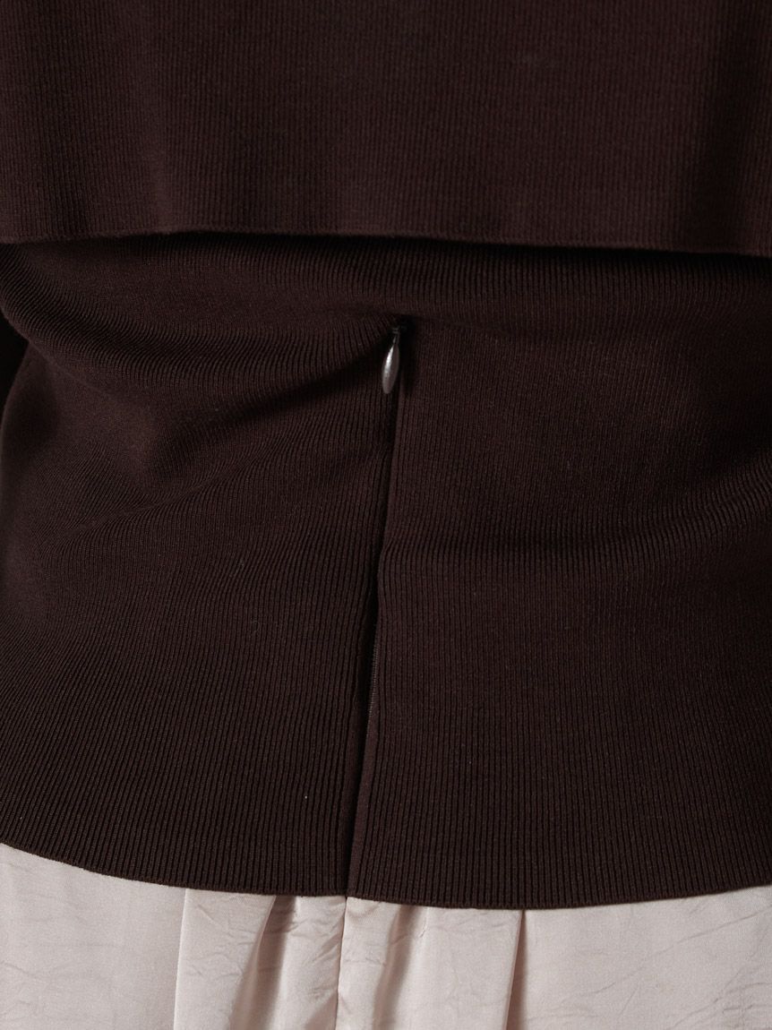 SNIDEL「オフショルニットドッキングワンピース」|ワンピース|