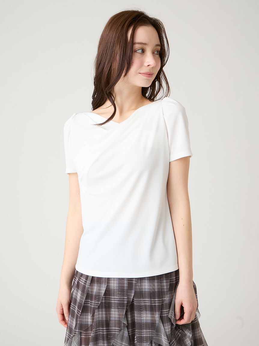 CELFORD「【洗える】アシンメトリーカットトップス」|Tシャツ・カットソー|