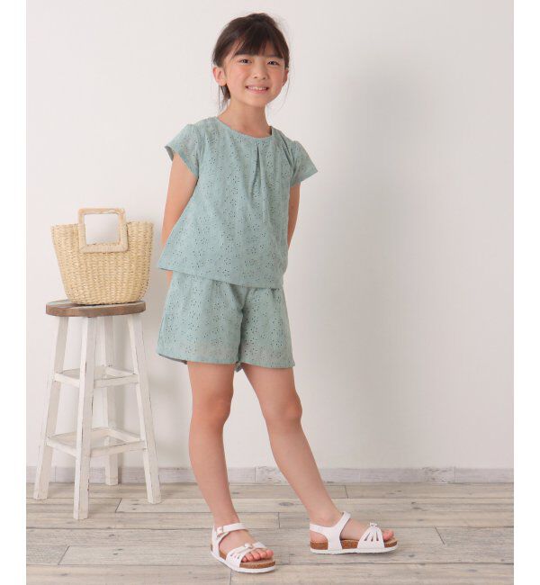 ikka kids「【セットアップ対応】コットンレースショートパンツ（120~160cm）」|その他|