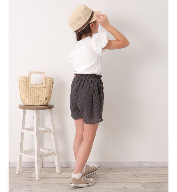 ikka kids「【セットアップ対応】コットンレースショートパンツ（120~160cm）」|その他|