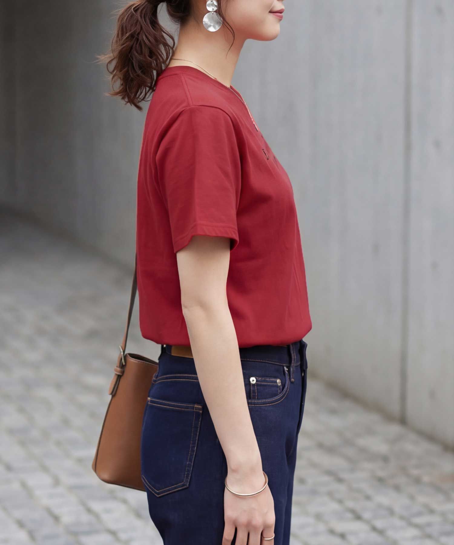 STYLE DELI「スモールメッセージロゴTシャツ」|Tシャツ・カットソー|