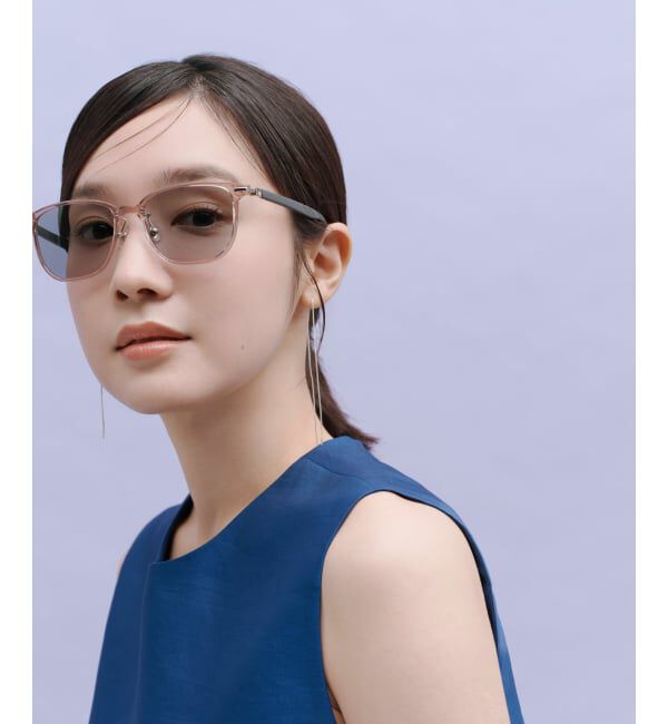  「WEB限定 SUNCUTGlasses/UV100％CUT ウェリントン型 パーソナルカラーサングラス | イエベ ブルべ 」|サングラス|ライトピンク