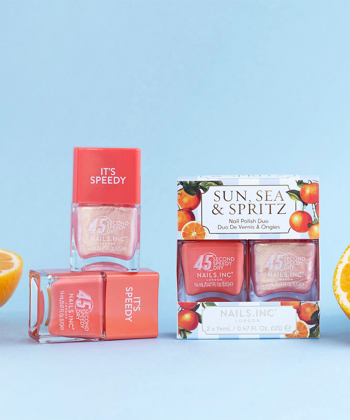 NAILS INC「45 SECOND SPEEDY Sun Sea And Spritz Duo」|ネイルカラー|