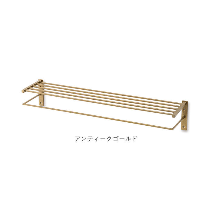 BACKYARD FAMILY「ウォールシェルフ アイアン 通販 タオルハンガー 壁 おしゃれ タオルラック タオル掛け」|その他|