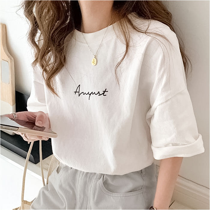 BACKYARD FAMILY「ロゴ Tシャツ レディース 通販 ロゴTシャツ ロゴtシャツ tシャツ シャツ カジュアルシャツ」|Tシャツ・カットソー|