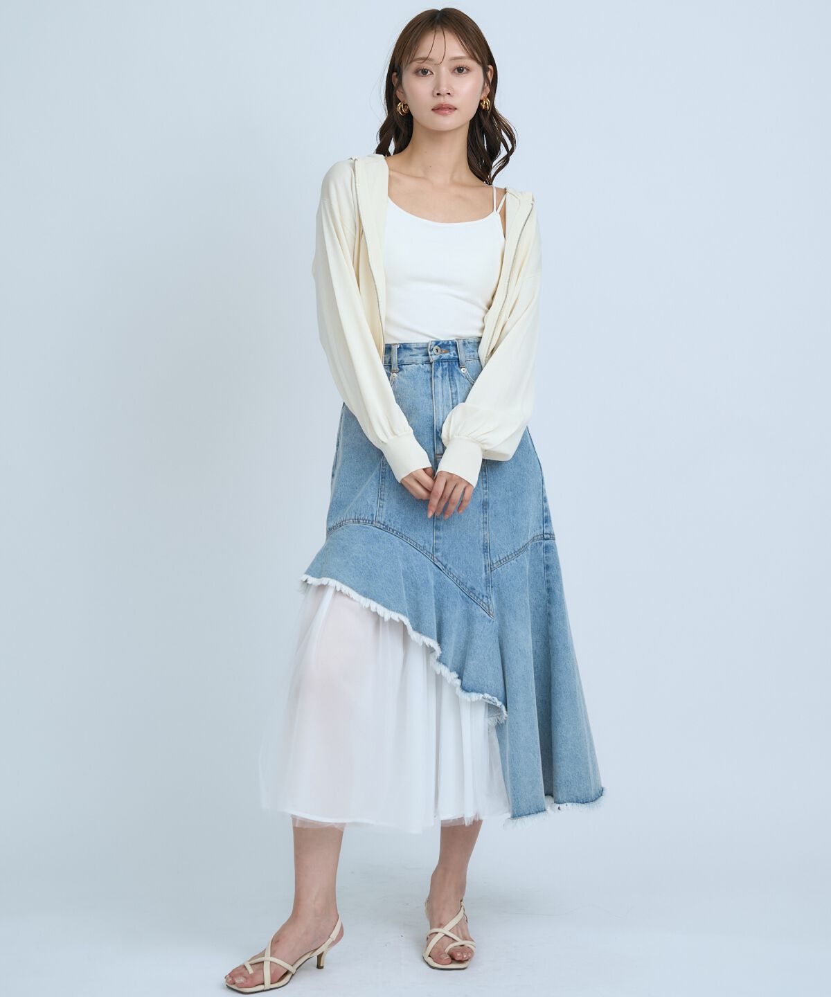 アンドクチュール「UVカットZIPパーカー」|パーカー|