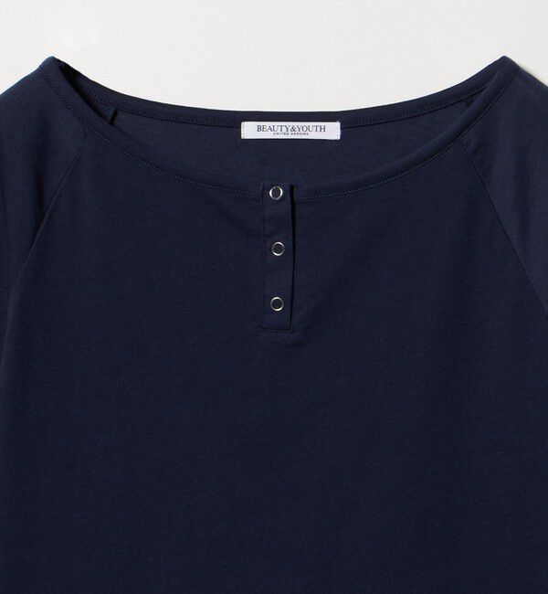 BEAUTY&YOUTH UNITED ARROWS「ポリエステルコットン ヘンリーネックTシャツ」|Tシャツ・カットソー|