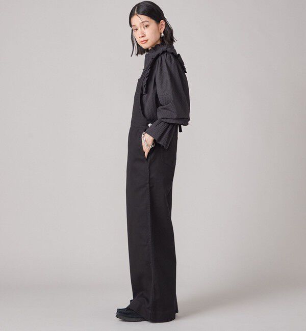 SHIPS for women「SHIPS NINE CASE:〈手洗い可能〉タック フリル ブラウス」|シャツ・ブラウス|