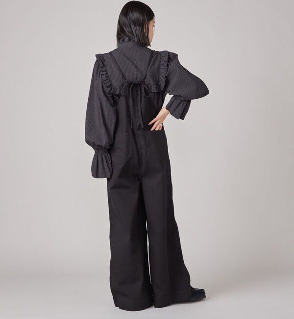 SHIPS for women「SHIPS NINE CASE:〈手洗い可能〉タック フリル ブラウス」|シャツ・ブラウス|