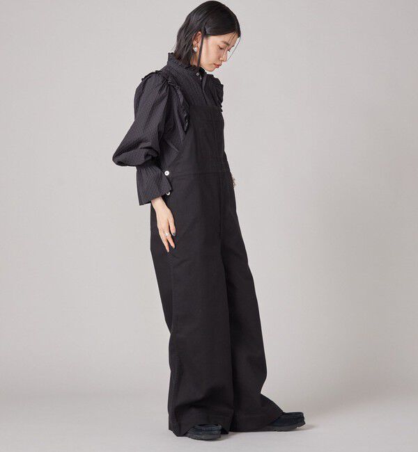 SHIPS for women「SHIPS NINE CASE:〈手洗い可能〉タック フリル ブラウス」|シャツ・ブラウス|