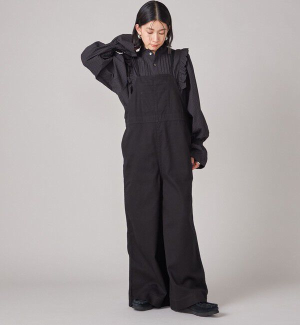 SHIPS for women「SHIPS NINE CASE:〈手洗い可能〉タック フリル ブラウス」|シャツ・ブラウス|