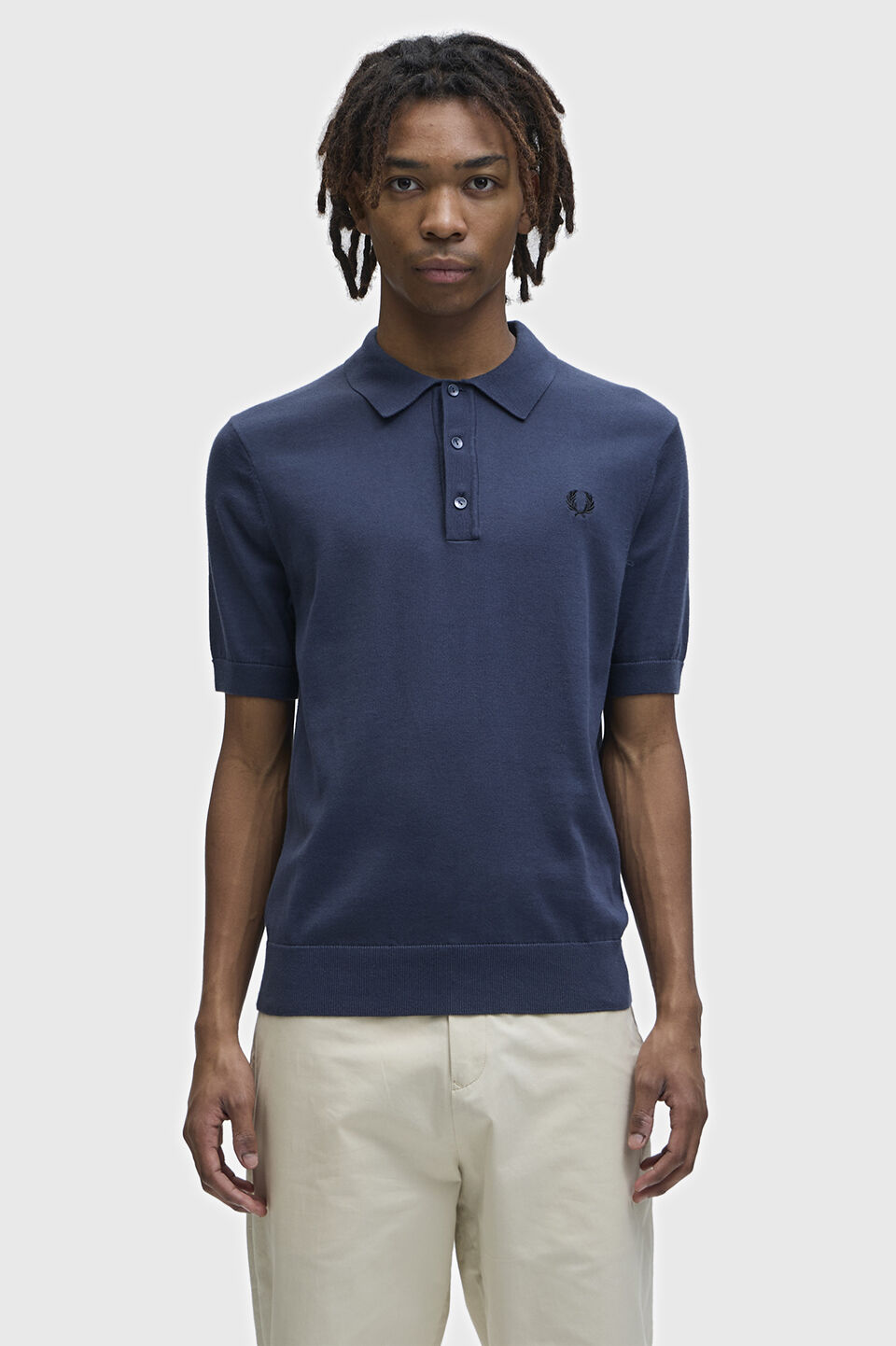 FRED PERRY 「Cotton Knitted Polo Shirt／コットンニットポロシャツ」|ポロシャツ|