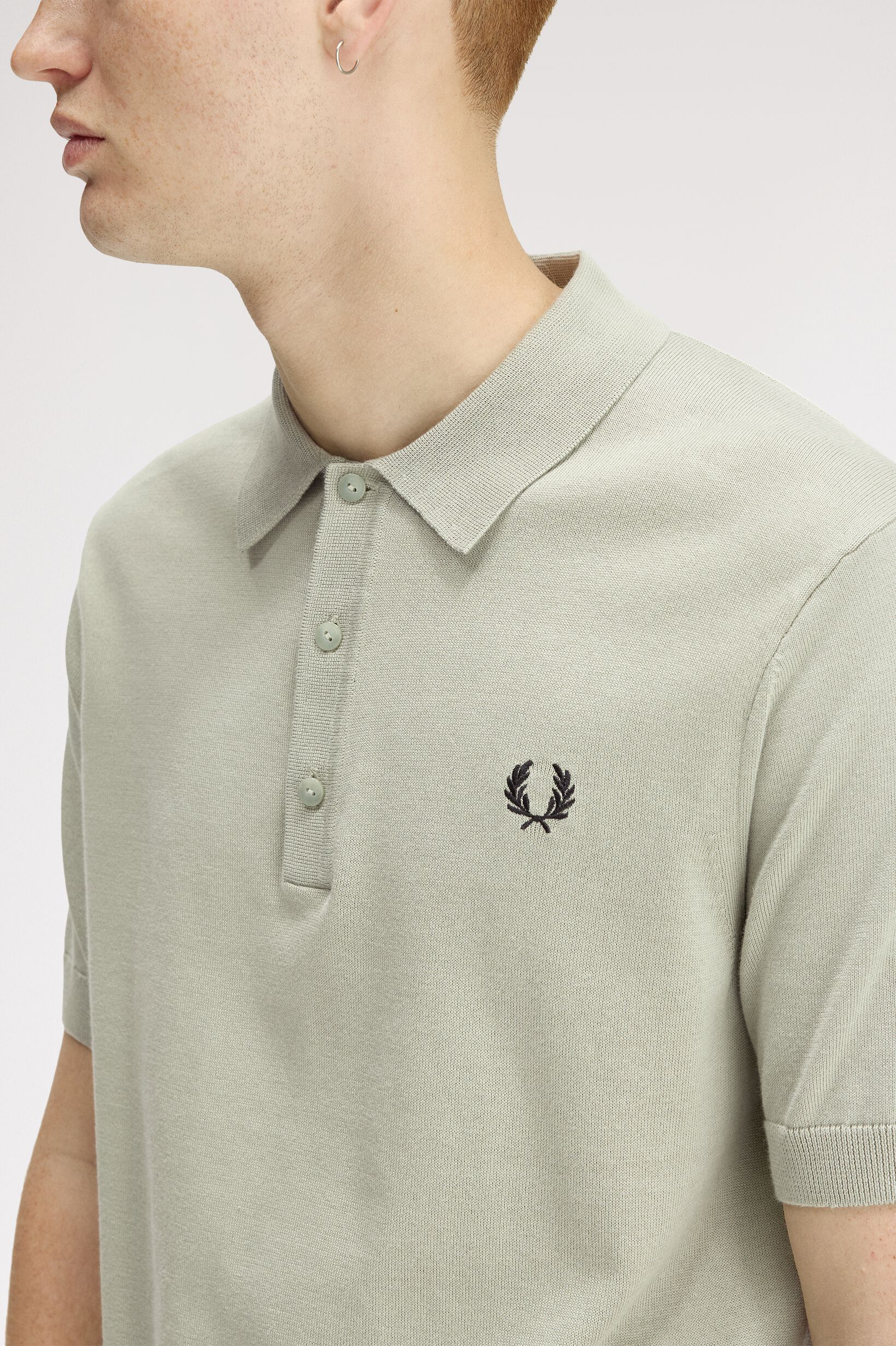 FRED PERRY 「Cotton Knitted Polo Shirt／コットンニットポロシャツ」|ポロシャツ|