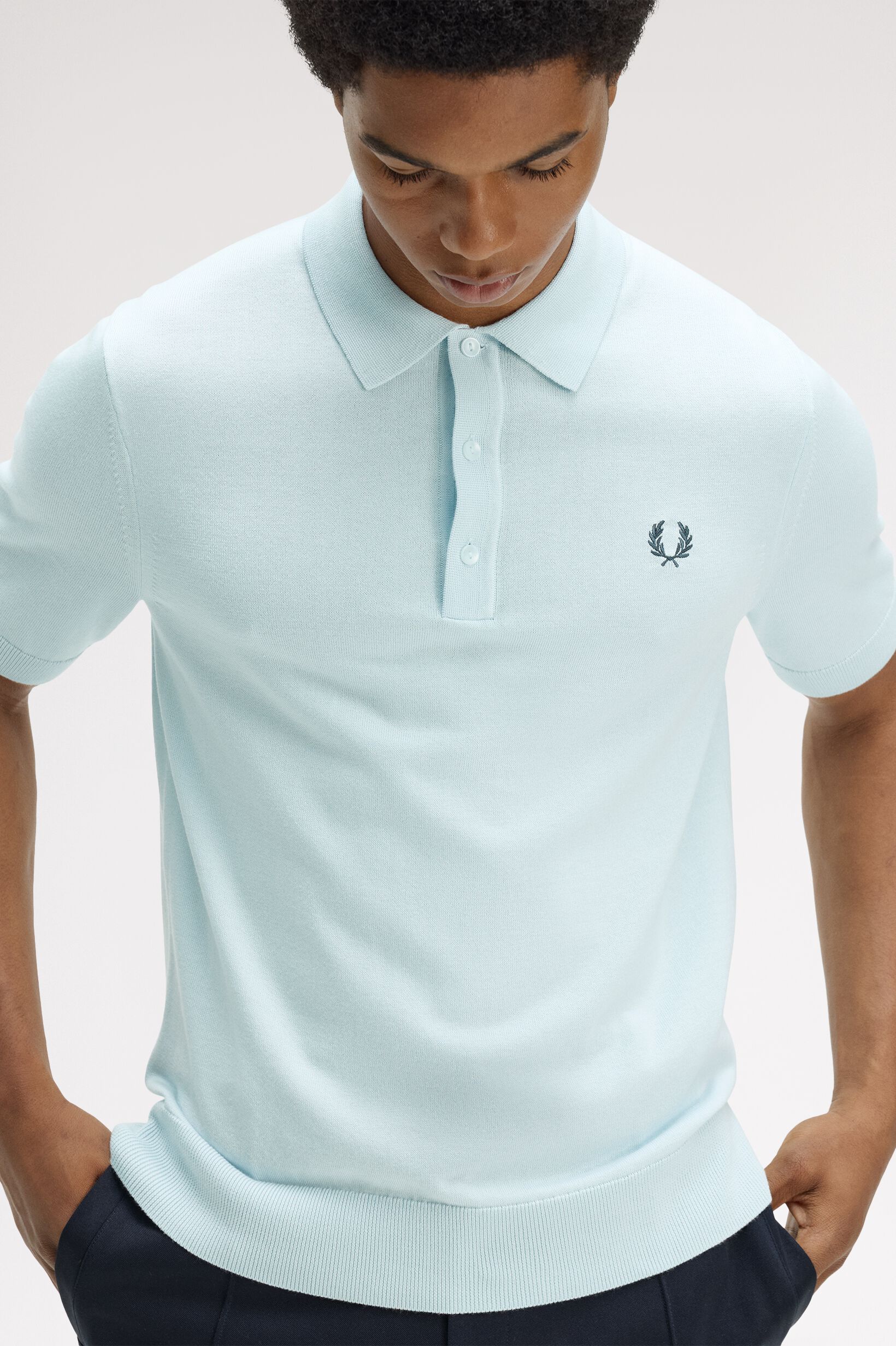 FRED PERRY 「Cotton Knitted Polo Shirt／コットンニットポロシャツ」|ポロシャツ|